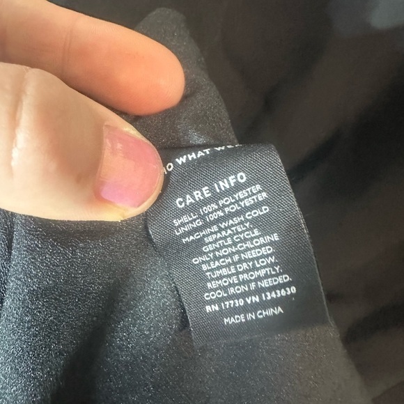 Who What Wear Black Ruffle Dress size Small - Picture 7 of 11